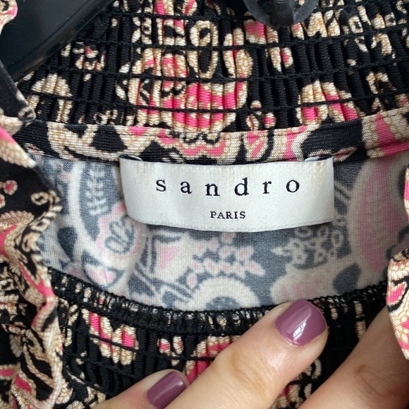 Sandro printed turtleneck - Picture 4 of 5